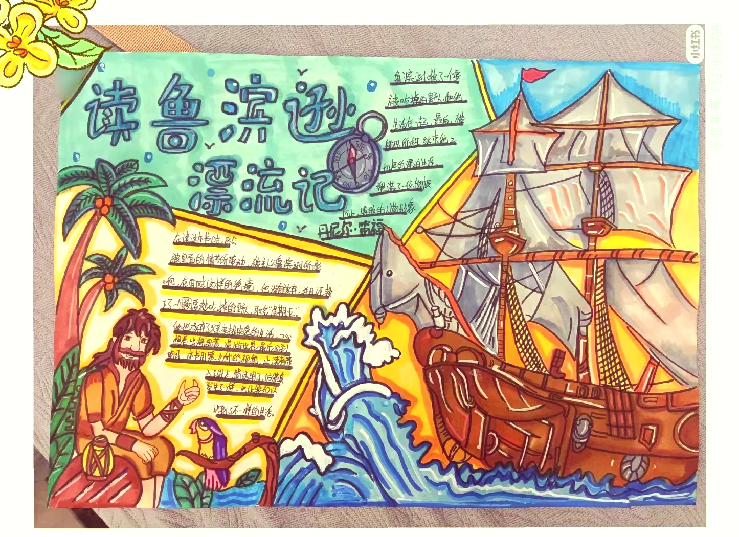 鲁滨逊漂流记中的主要人物及作品主题