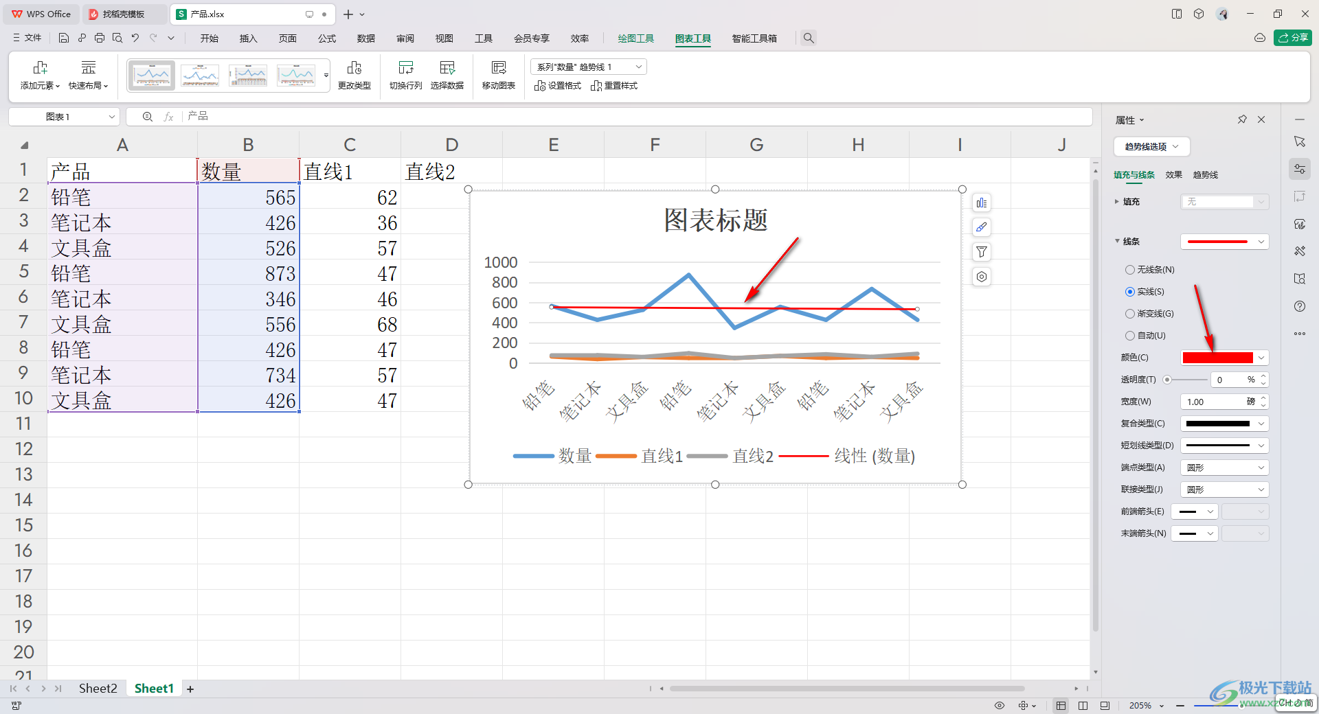 怎样做excel折线图