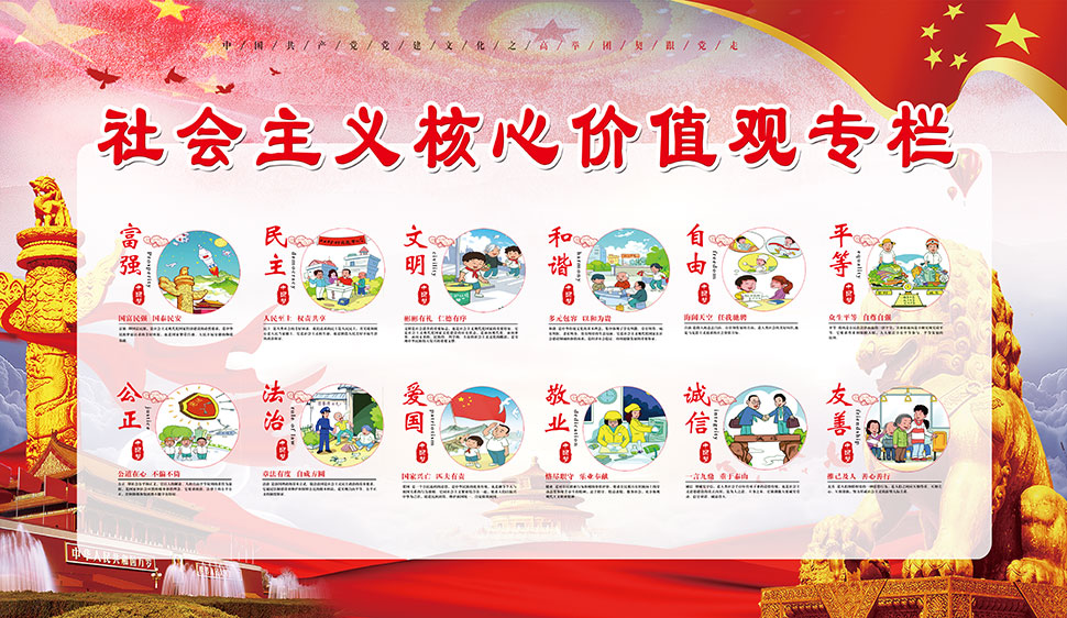 二十四字核心价值观内容