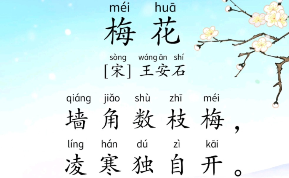 王安石的梅花的诗句意思