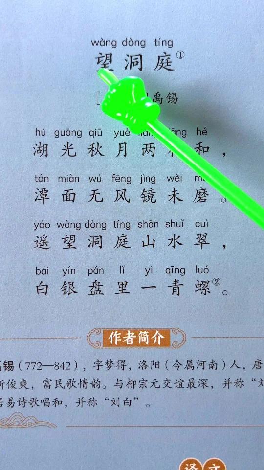 古诗望洞庭的全诗意思是什么