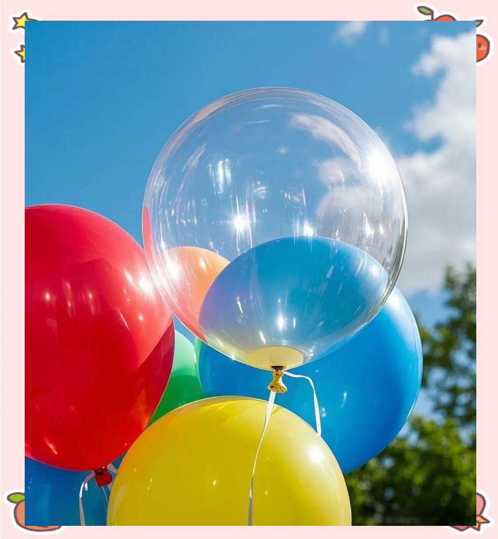 什么的,天空怎样飘着气球？